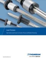 HIGH-QUALITY LEAD SCREWS FOR SMOOTH, PRECISE AND RELIABLE POSITIONING